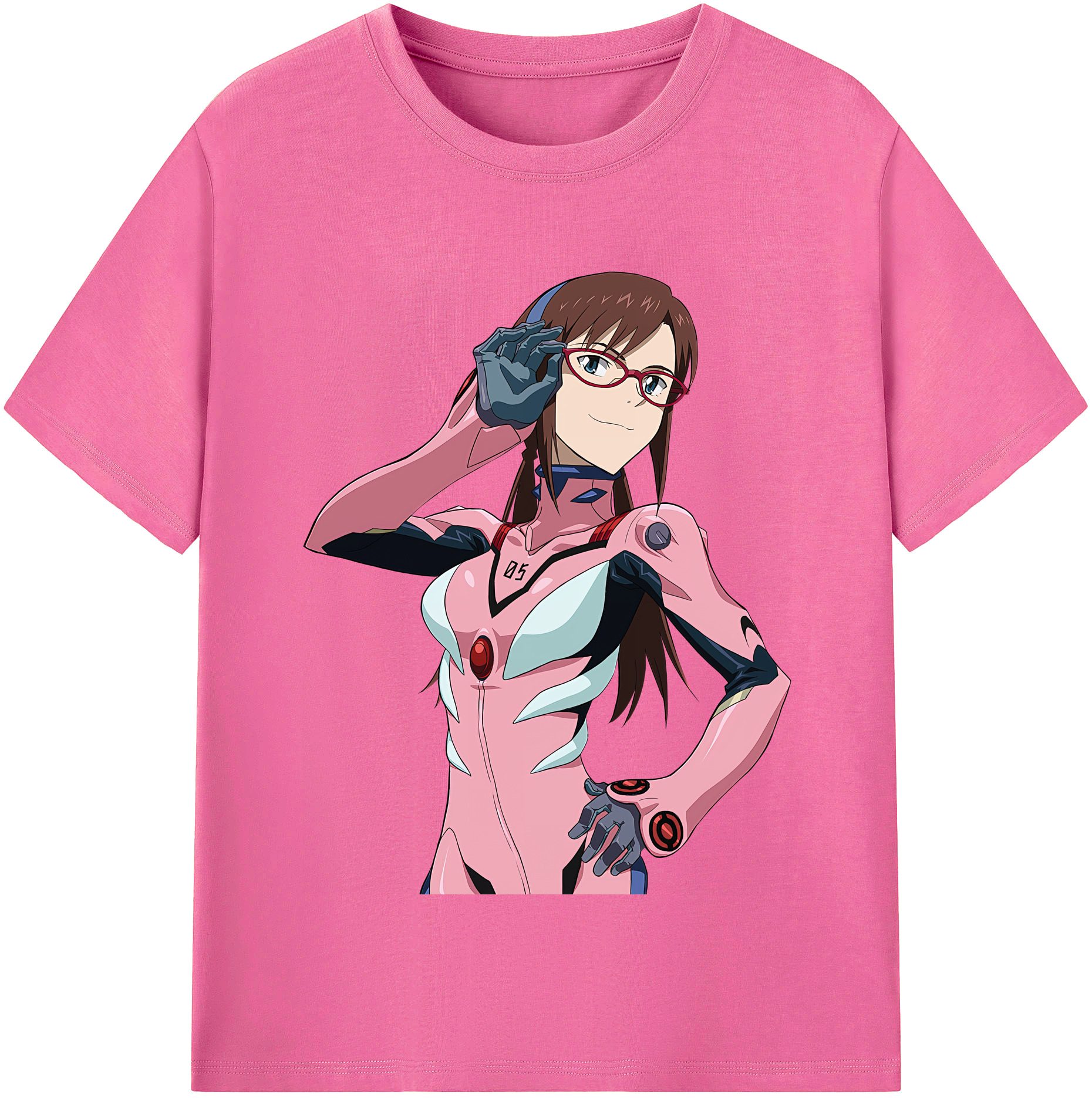 （画像用） EVA 新世紀エヴァンゲリオン レディースカジュアルプリントTシャツ（綿100％）